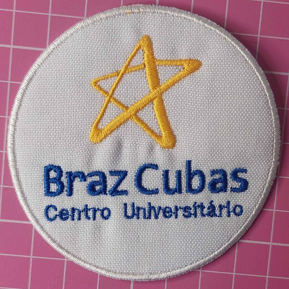 Patch Logo Braz Cubas Centro Universitário Termocolante para Jalecos