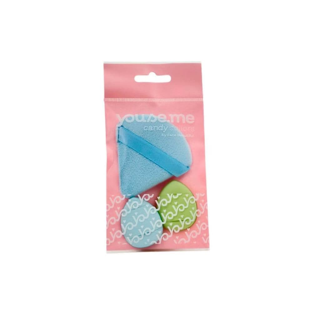 Kit 3 Esponjas para Maquiagem: 2 Dedo e 1 TriangularYouse.me Face Beautiful