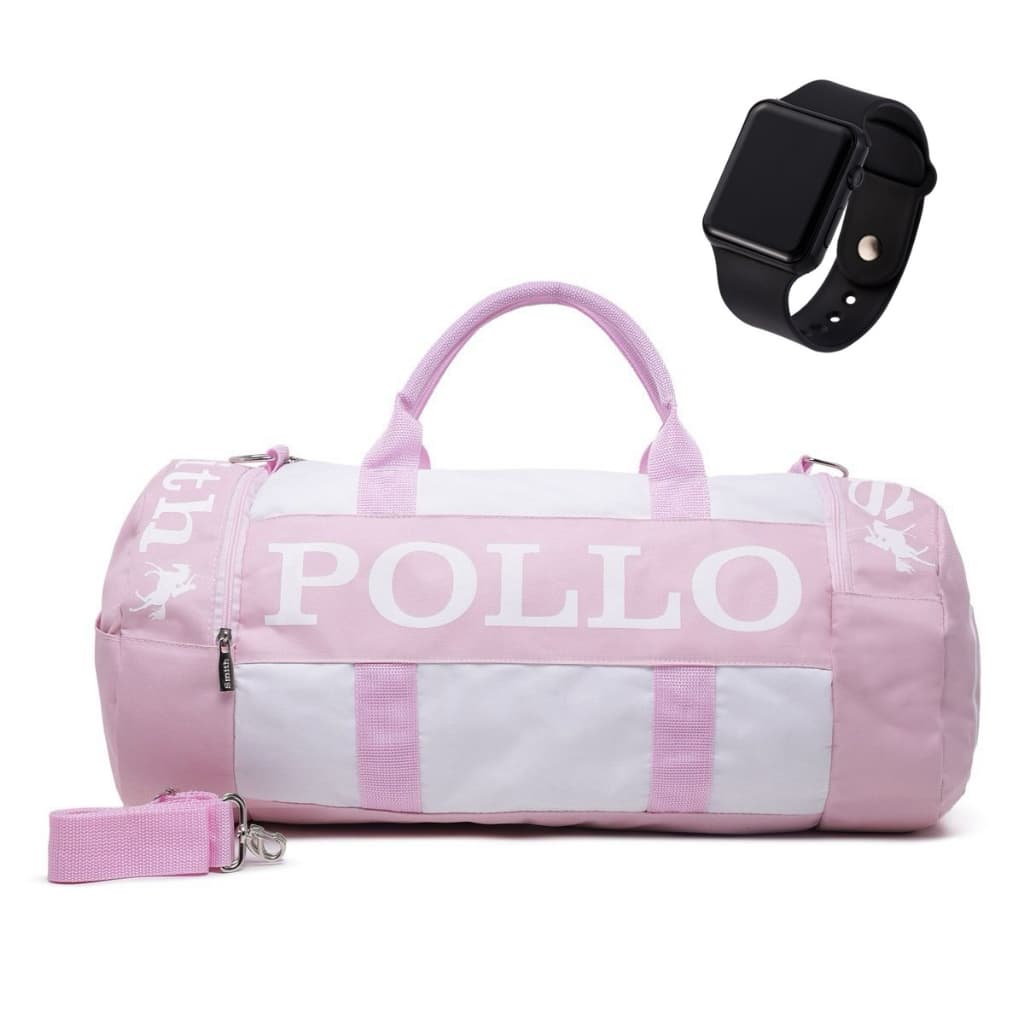 KIT Bolsa mala De Academia feminina masculinaTreino Jui-jitsu Muay-thay Bolsa De Kimono Cros fit + RELÓGIO Smart