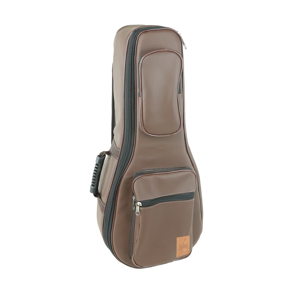 Capa Semi Case Cavaquinho Cavaco Couro Ecológico Premium Acolchoada Alça Mochila Soler Capas