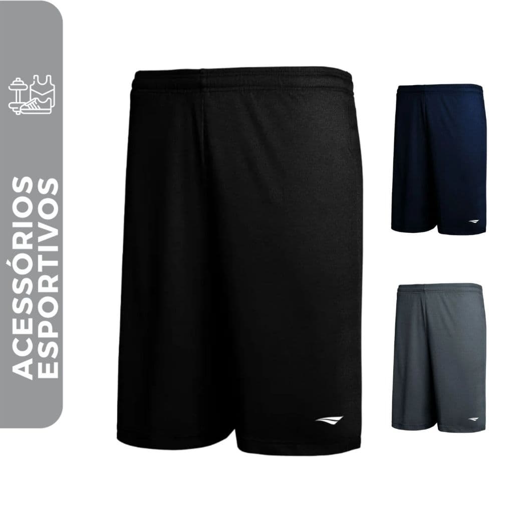 Short Masculino Calção Penalty Futebol Academia Bermuda Liso