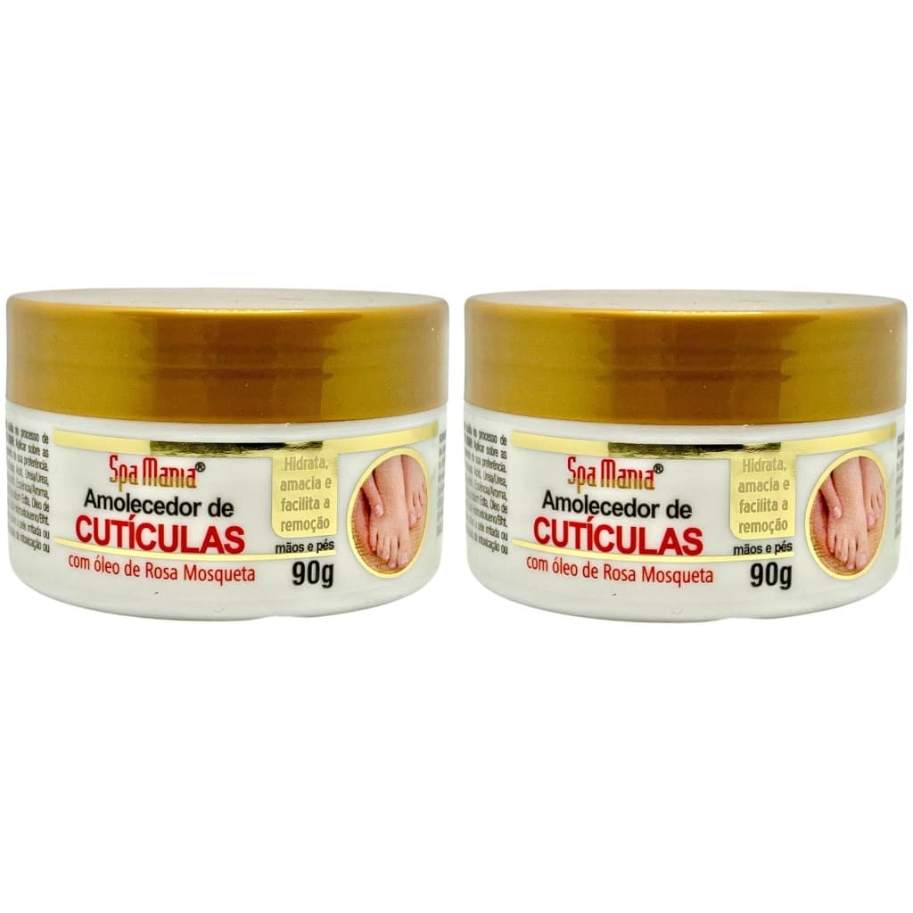 Kit 2 Amolecedor de Cutículas com Óleo de Rosa Mosqueta 90g