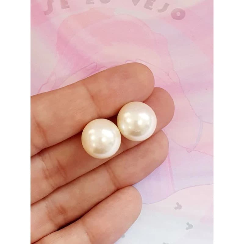 Brinco De Perola Menina Tendencia Moda