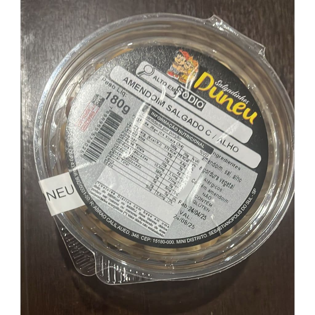 Kit C/ 10 potes Amendoim Duneu  150g – Crocante e Saboroso/aperitivo/sabores sortidos/alho/pimenta/cebola/mix/