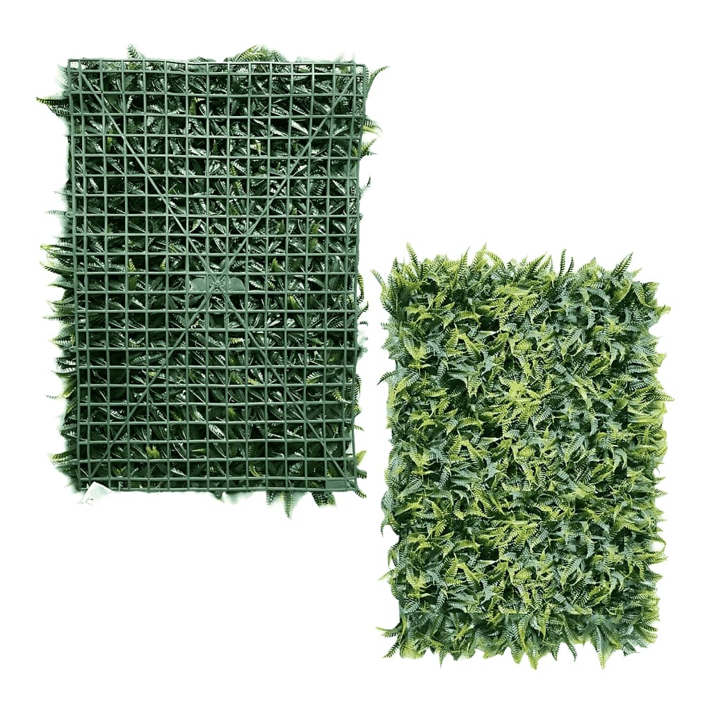 Kit 2, 3, 4 ou 5 Placas Samambaia 60x40cm Jardim Vertical – Verde Natural