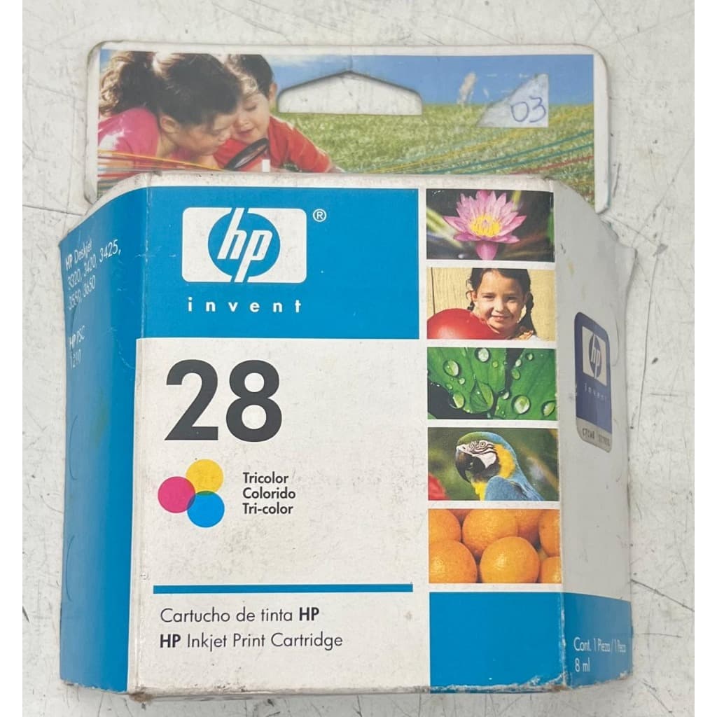CARTUCHO DE TINTA HP28  - C878AL COLOR ORIGINAL808736152778  (VENCIDO LACRADO)