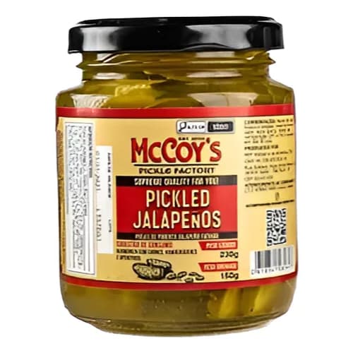 Picles De Pimenta Jalapeño Pickled Jalapeño Mccoy's 230g