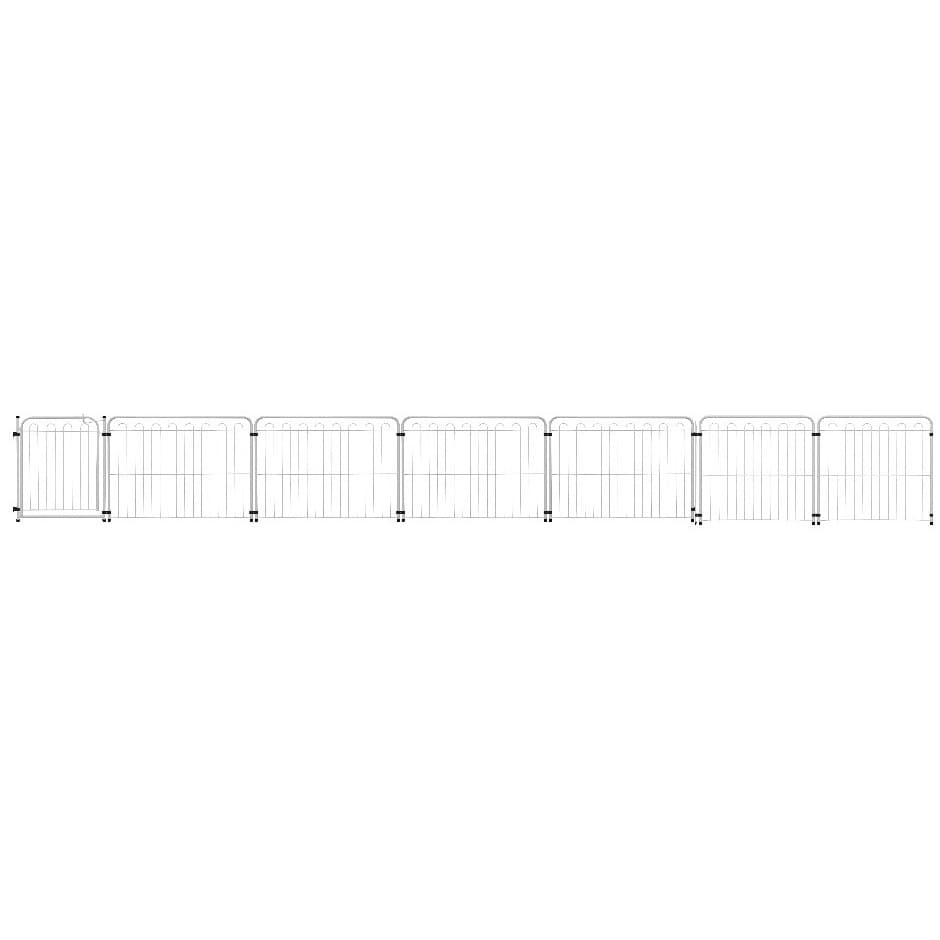 Cercado Cão Cachorro 6 Módulos + Portão Linear 5,40cmx 65cm