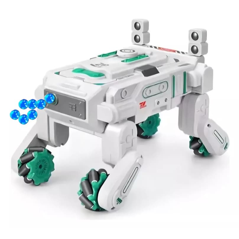 Rôbo Astronauta De Controle Remoto 360 Atira Bolinhas carrinho com controle remoto bolinha de gel para criança presente
