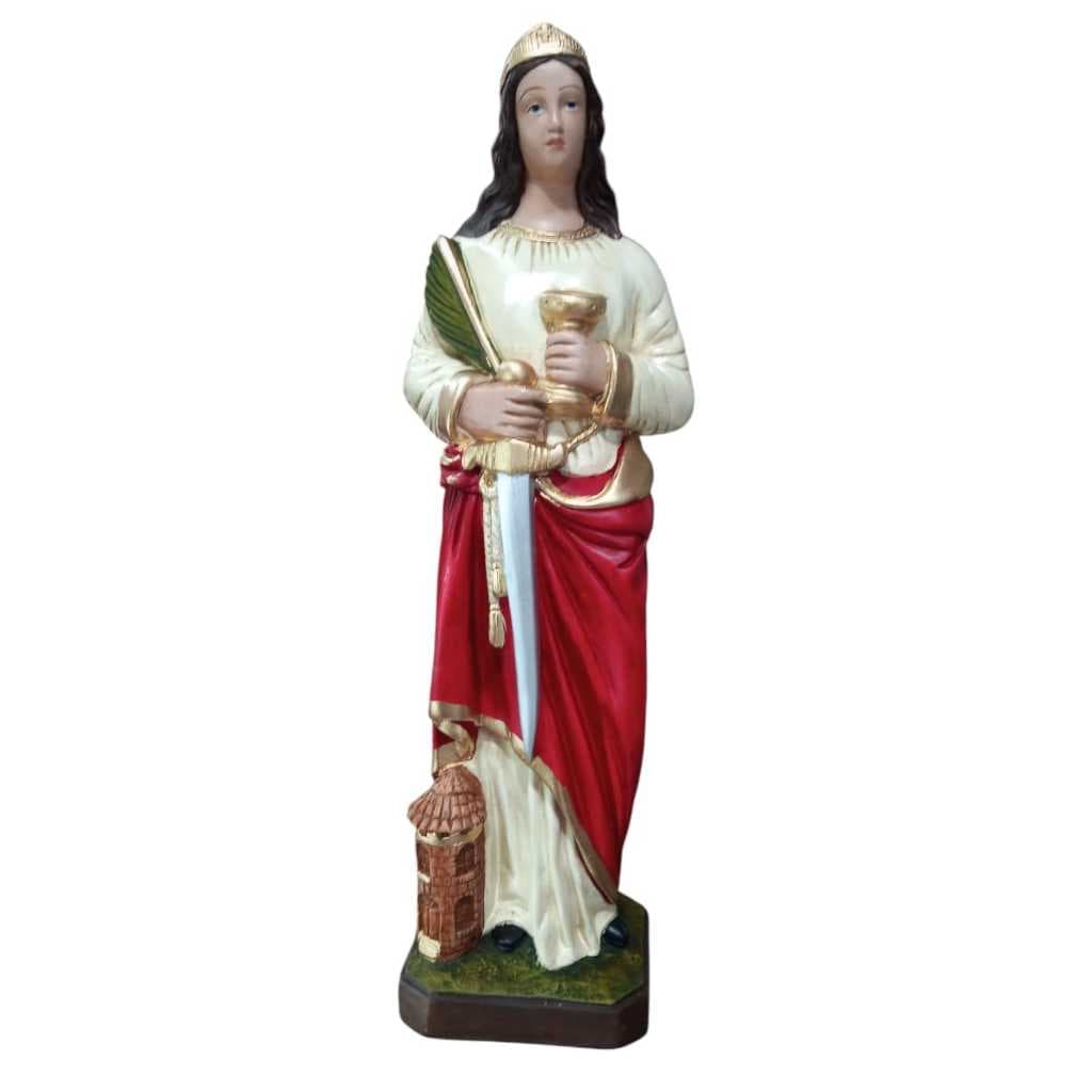 Imagem Santa Bárbara 60 Cm Padroeira Dos Bombeiros