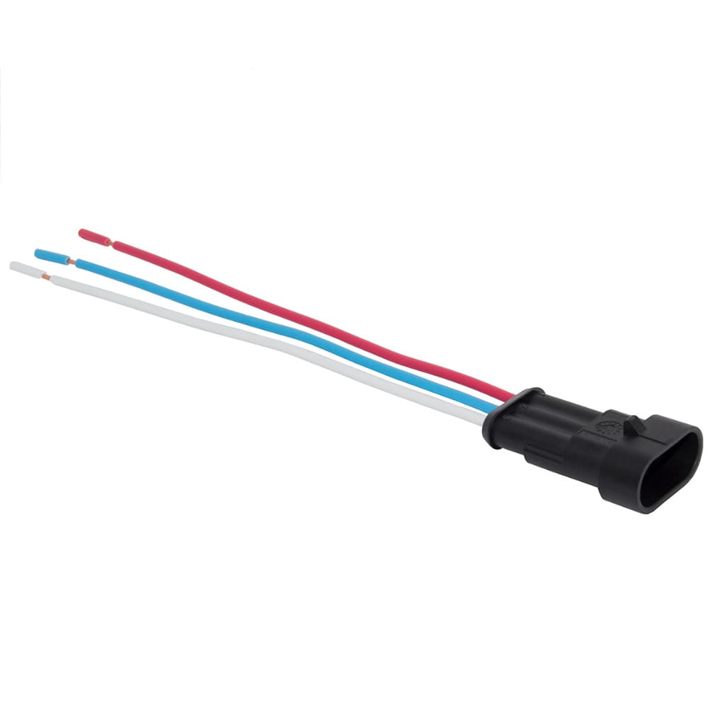 Chicote Conector Plug Universal Superseal Selado 3 vias - Macho