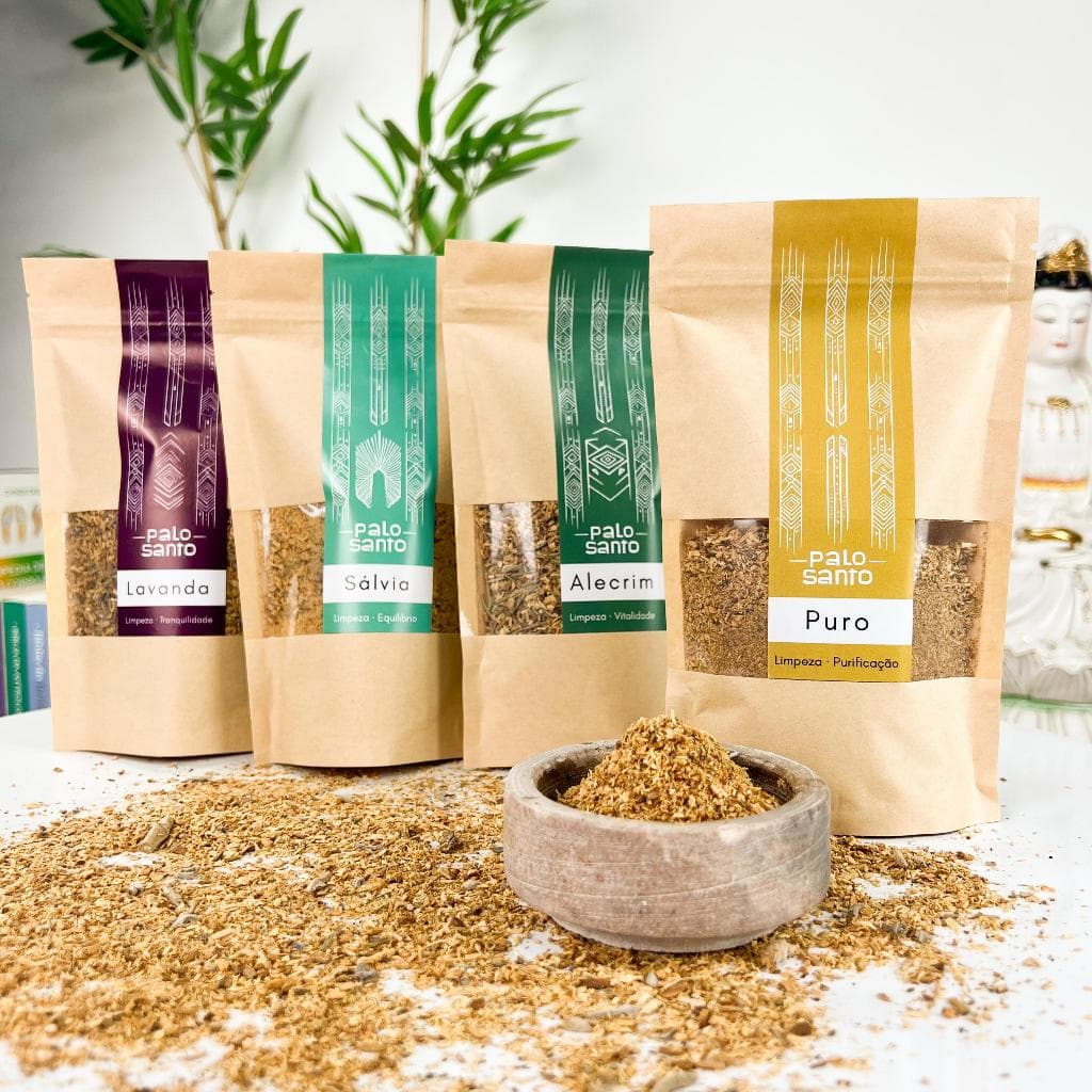 Palo Santo em Pó 45g - Com Ervas