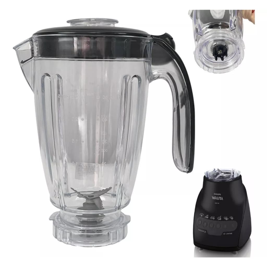 Copo Liquidificador Compatível Philips Walita Ri2044 Ri2054 Ri2081