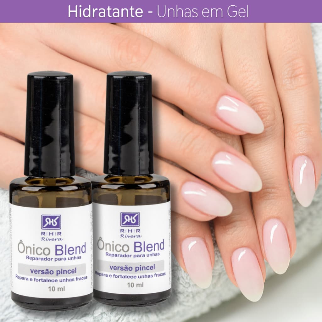 Kit 2 Fortalecedores para Unhas Ônico Blend 10ml Pincel