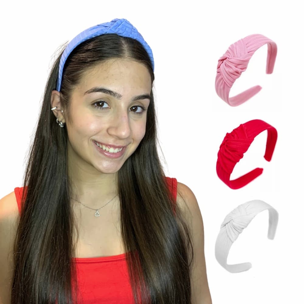 KIT 10 TIARAS TIARA ARQUINHO DE CABELO VÁRIAS CORES PREMIUM. 10 CORES SORTIDAS SEM REPETIR!