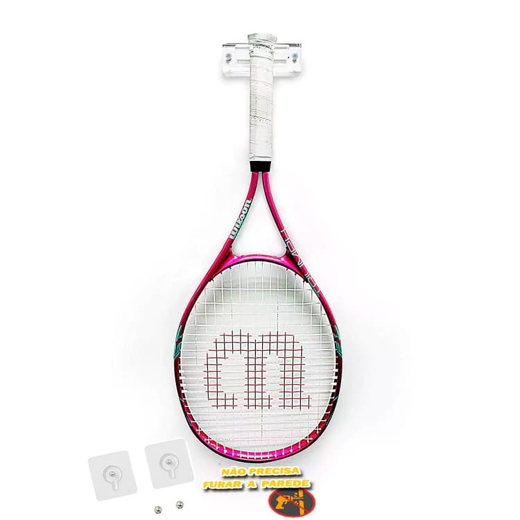 Suporte Moldura Para Raquete tennis beach tennis Em Acrílico sem furos