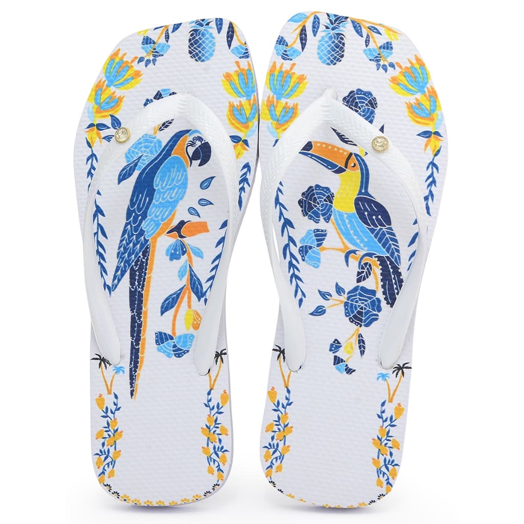 Chinelos Feminino Adulto Estampados Chinela de Dedo Chinelos Havaiiiannas Chinelos no Transfer.