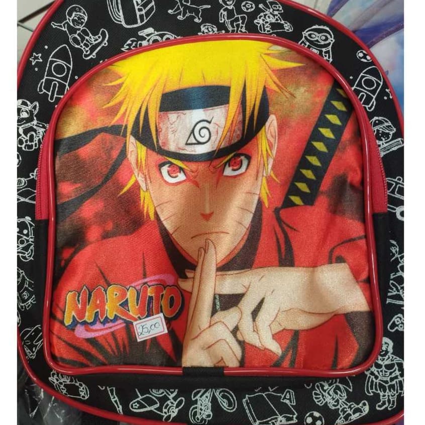 Mochila Infantil com Estampa de Personagens Famosos