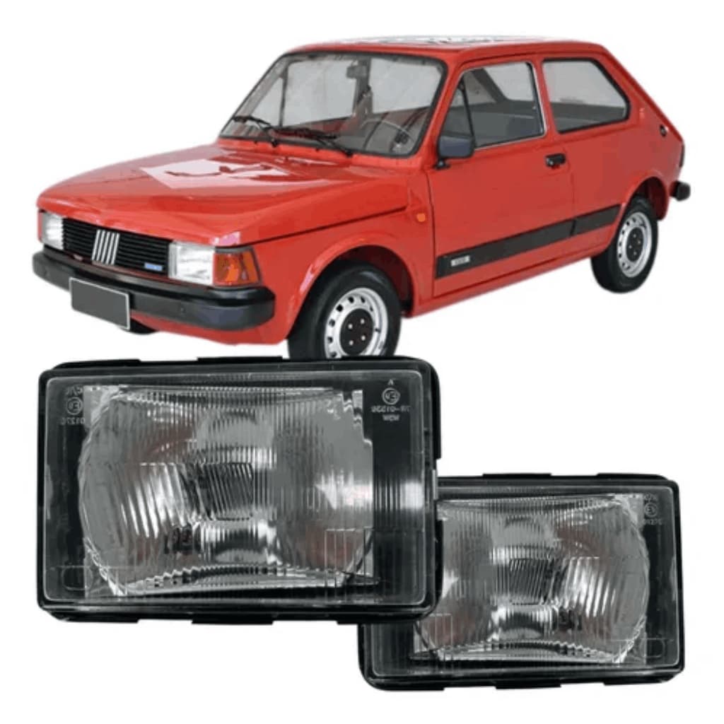 Par Farois Fiat 147 Spazio 1983 A 1986 Com Lente De Vidro