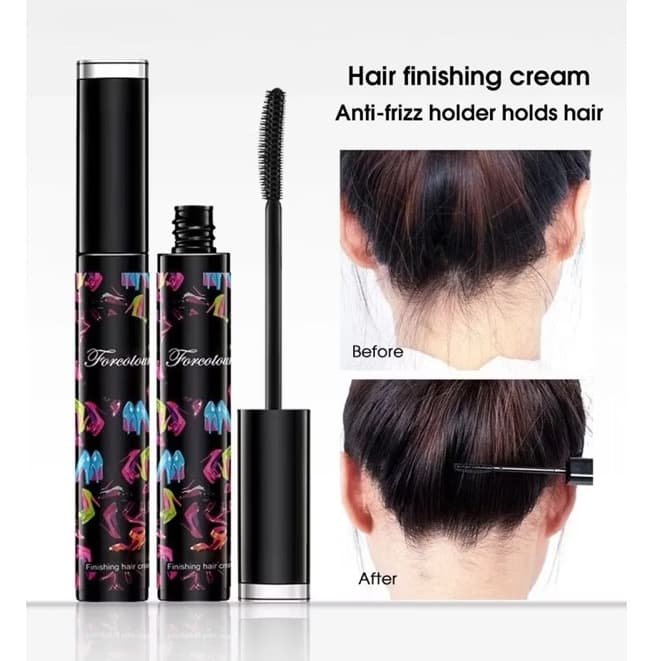 Cabelo quebrado Creme de acabamento 15ml Não gorduroso Anti-frizz Barra de estilo de cabelo Artefato de cabelo quebrado