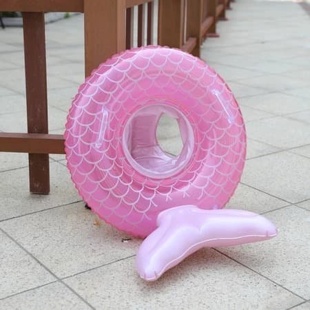 Boia Calda Rabo de Sereia Infantil Menina Piscina Praia Fofa
