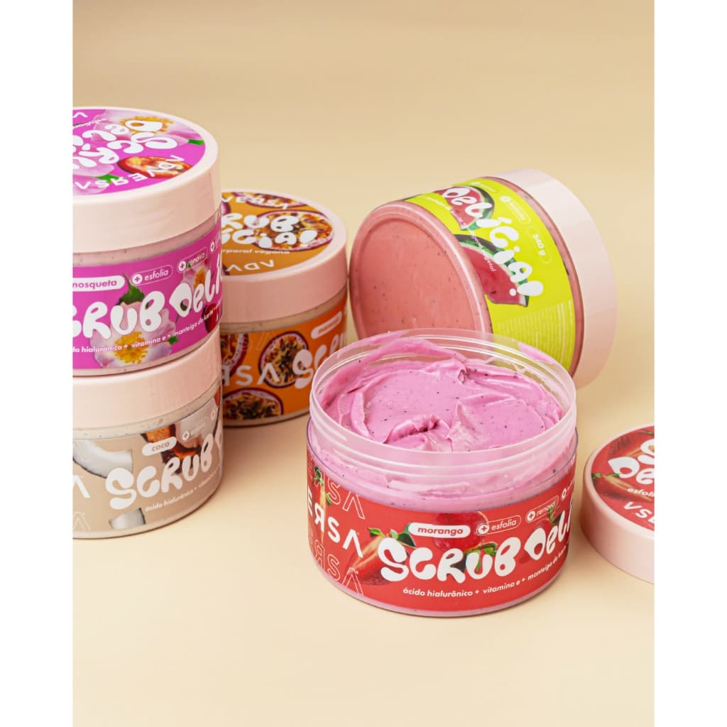 Esfoliante Corporal Vegano Scrub Delícia! Adversa - Escolha o Seu
