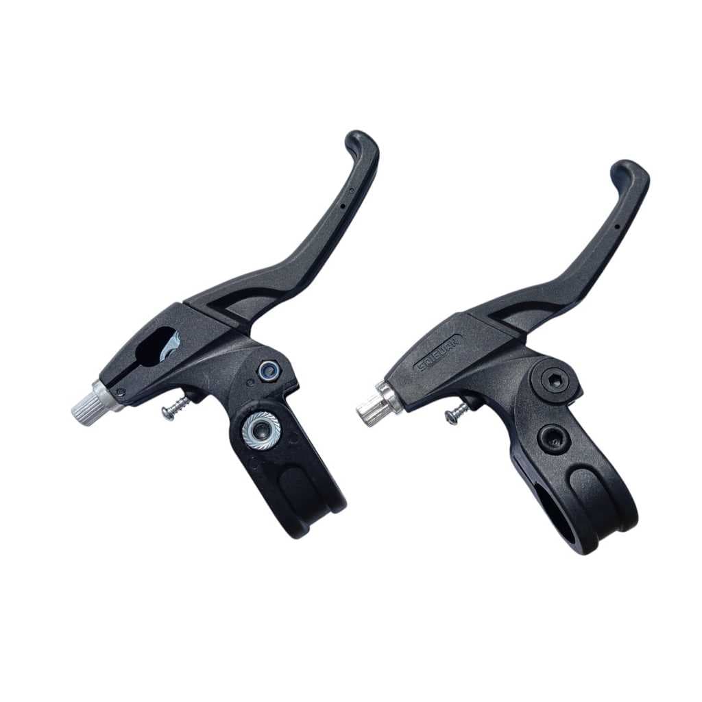 Par Freio Manetes Bike De Plástico Para Bike V-brake - Preto
