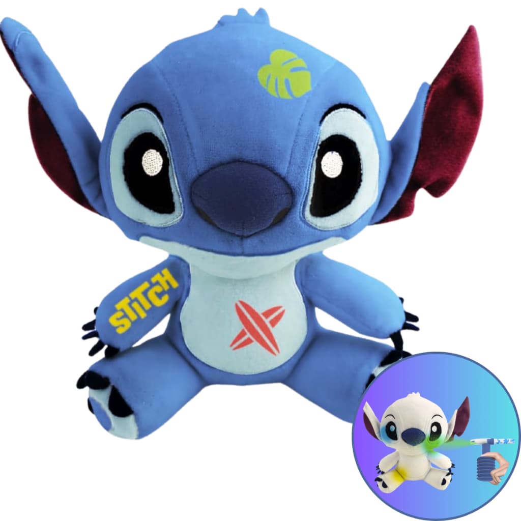 Boneco Pelúcia Stitch Brinquedo Pintar Colorir Lavável Reutilizável Criativo Disney Oficial