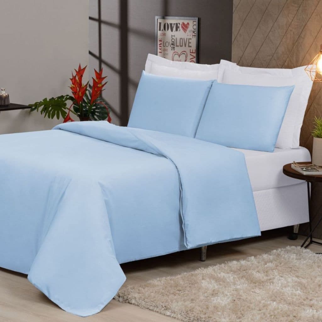 Capa DUVET De Edredom E Coberdrom MICROPERCAL SOFT FLEX 400 Fios PREMIUM