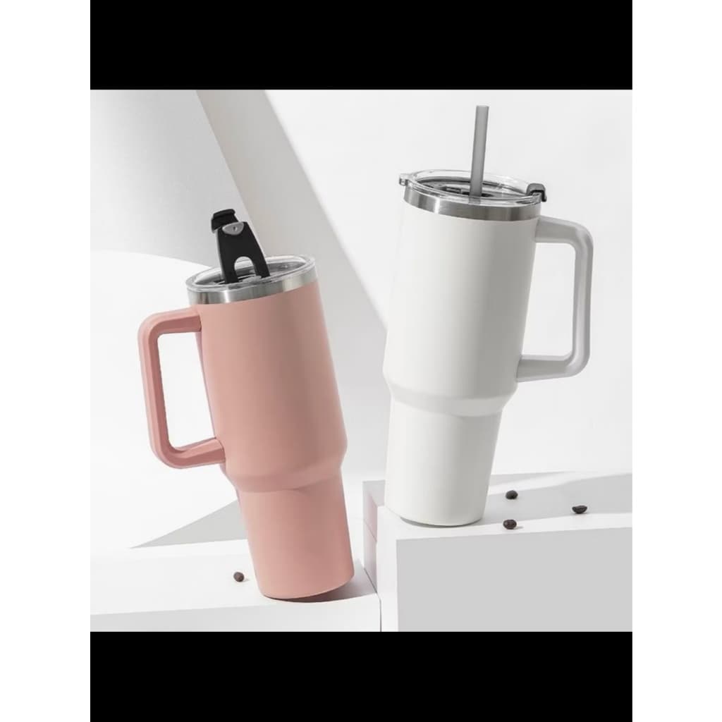 Caneca Copo Térmica Inox 1200Ml Garrafa Térmica Inoxidável com tampa canudo