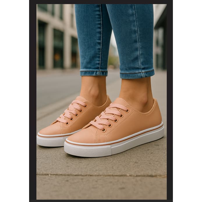 Tênis Feminino Masculino Star Casual Tradicional Bronze Novo  Tendencia Moda