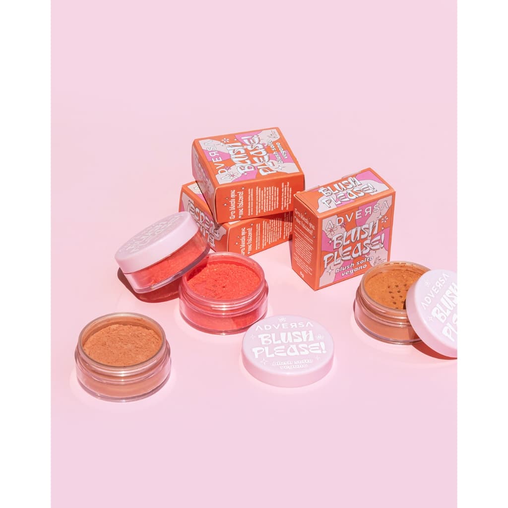 Blush Solto Vegano blush Please ADVERSA - Escolha sua Cor