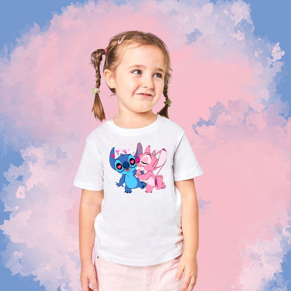 Blusa Camisa T-shirt Infantil Unisex Lilo Stitch Vários Modelos