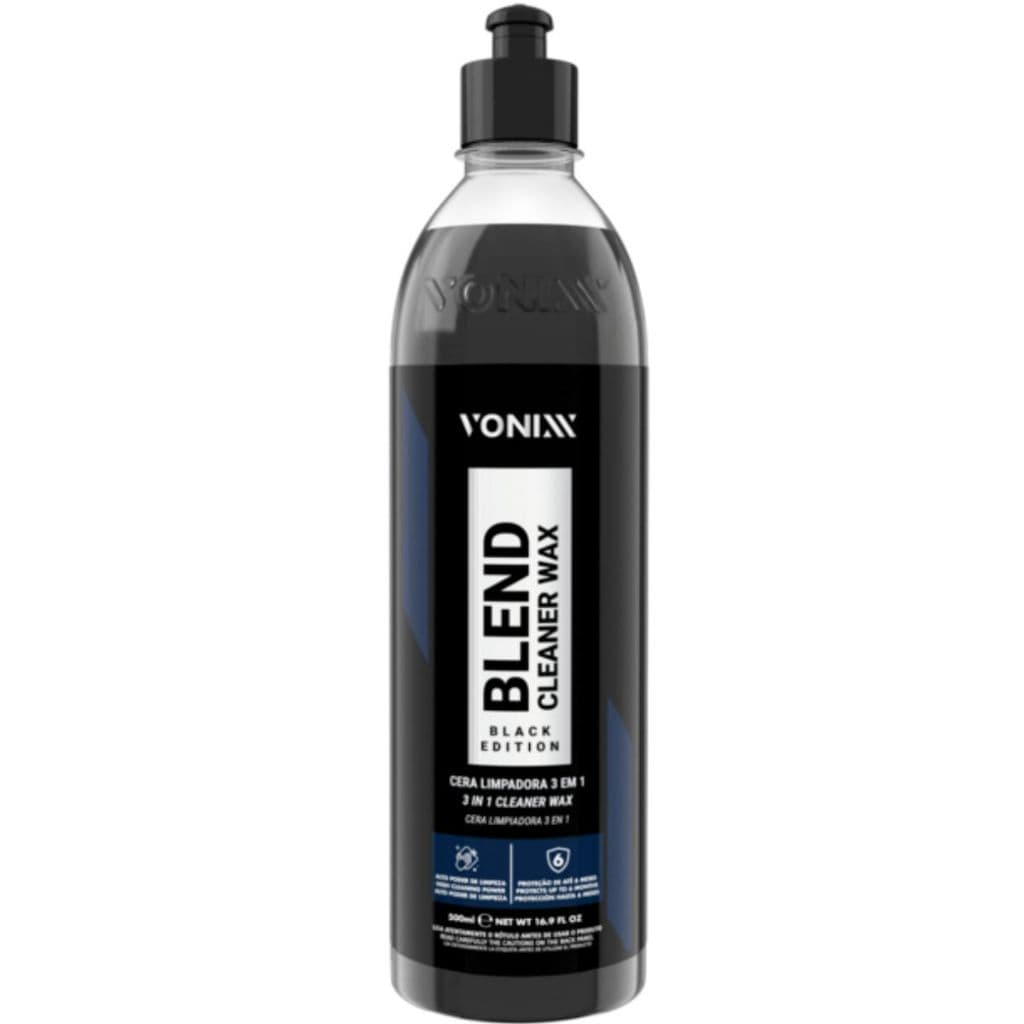 Cera de Carnaúba Blend Cleaner Wax Black Edition 500ml Vonixx
