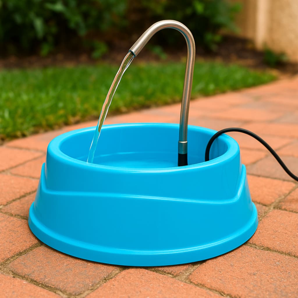 Bebedouro Automático Fonte Elétrica Torneira Inox Bivolt Água 1000 ml Cachorro e Gato - Petliz