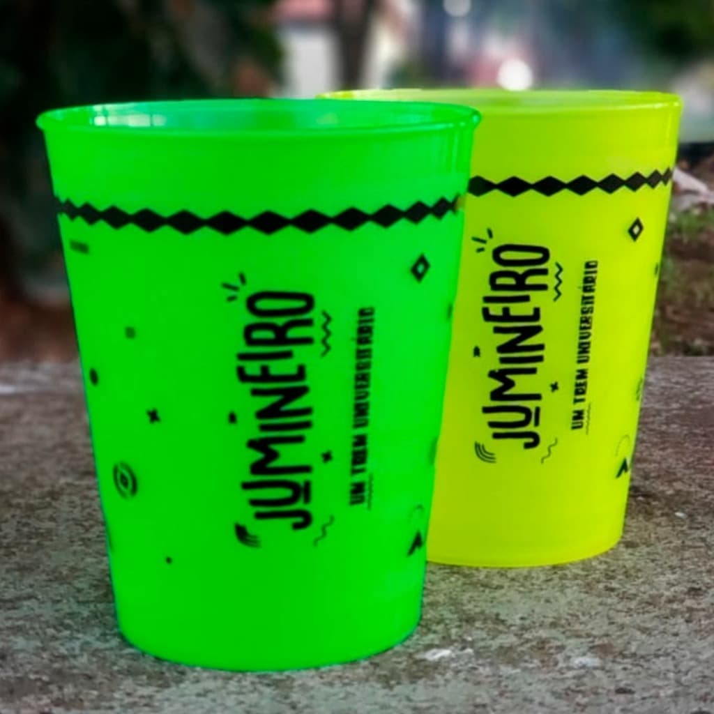 160 Copo Eco Personalizado Caldereta Tardezinha para Festa Evento Aniversario Psicina Não Quebra