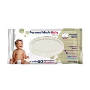 Toalha Umedecida Personalidade Total Care 50 Unidades
