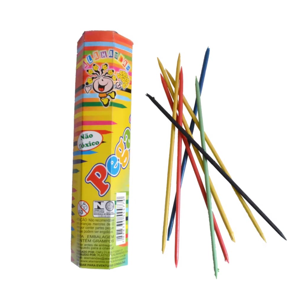 Pega Varetas Kits Com 5,10,20 Palitos Coloridos Para Crianças (Cores de acordo com o estoque)