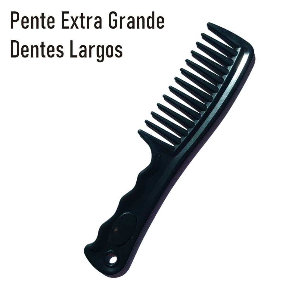 Pente Grande Desembaraçador Com Dentes Largos