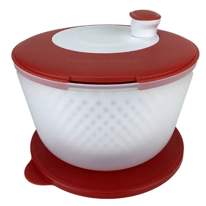 Tupperware Centrífuga Plus Secadora de Salada Vermelha 3,9 litros