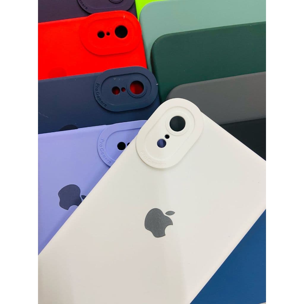 CAPA CAPINHA CASE PARA IPHONE XR DE APPLE SILICONE INTERIOR AVELUDADA COM CÂMERA FECHADA