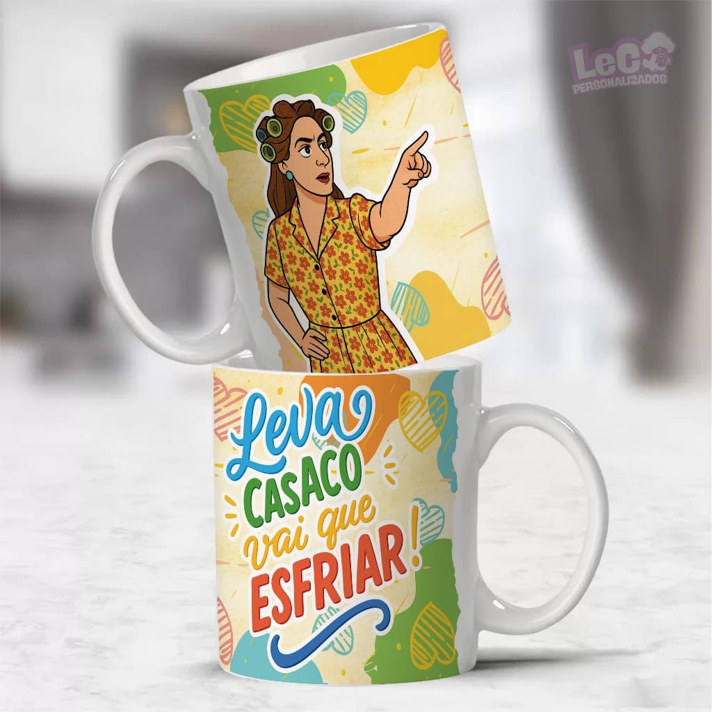 Caneca Frases de Mãe - Caneca Personalizada Dia das Mães – Presente Divertido e Criativo
