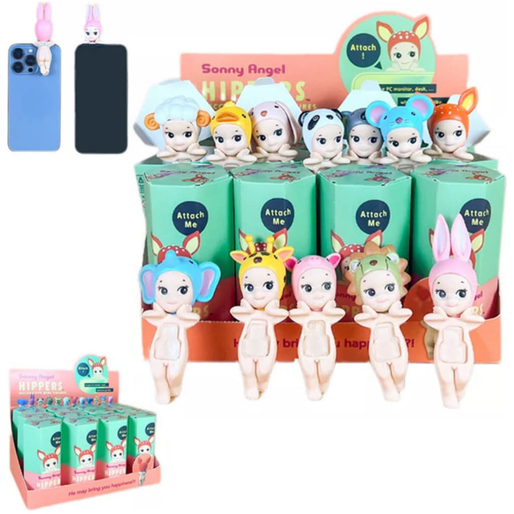 Mini bonecas Sonny Angels Hippers Decoração celular computador