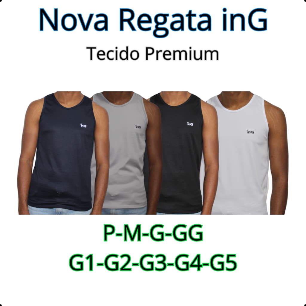Regata Masculina Esportiva DryFit -100% Poliéster Tecnológico -Tecido Respirável e Secagem Rápida