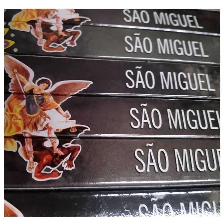 Kit Incenso São Miguel arcanjo Indiano  TAJ  6 caixinhas 42 varetas cristo jesus católico evangélico