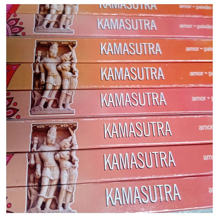 Kit Incenso Kamasutra Indiano  TAJ  6 caixinhas 42 varetas