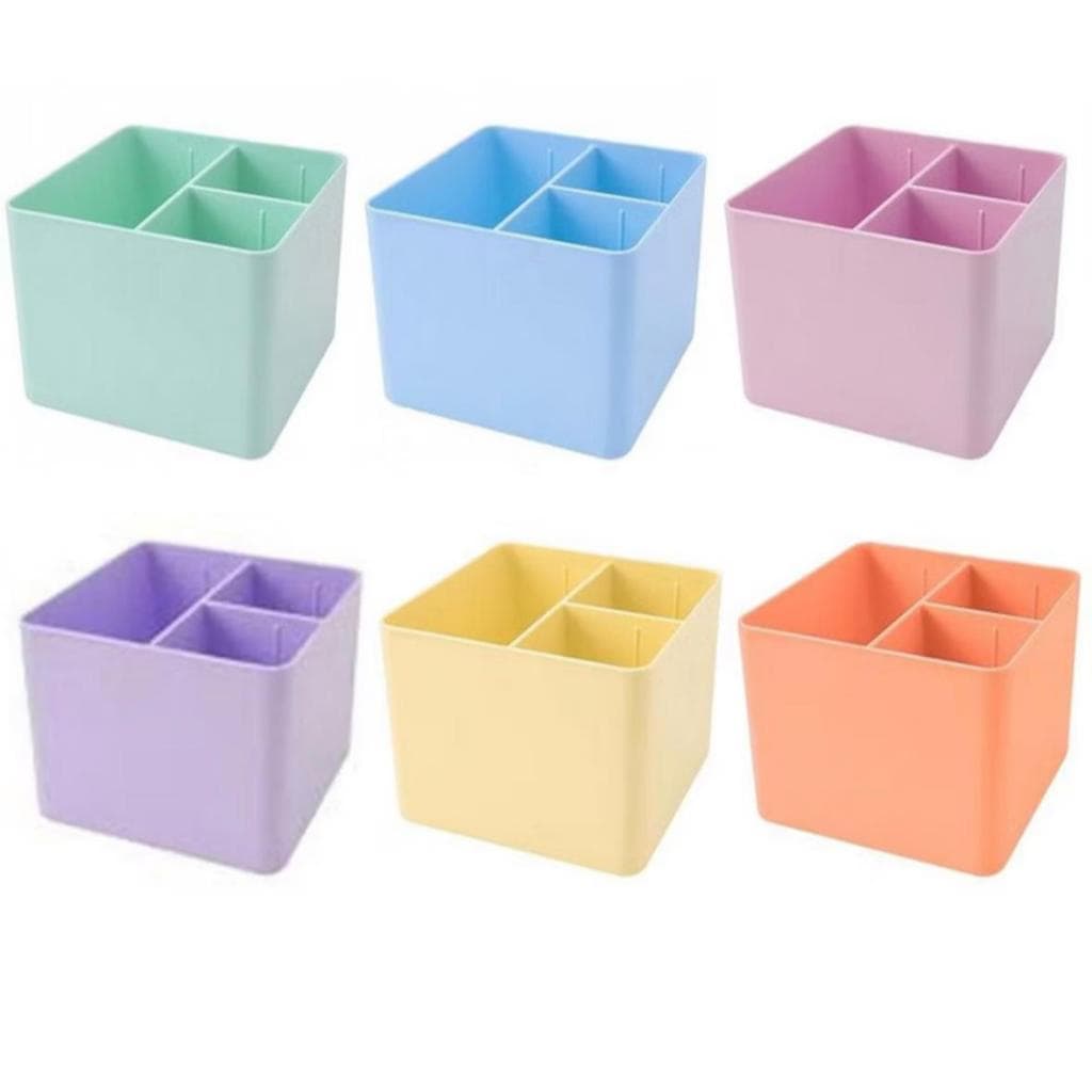 Porta objeto com 3 divisórias