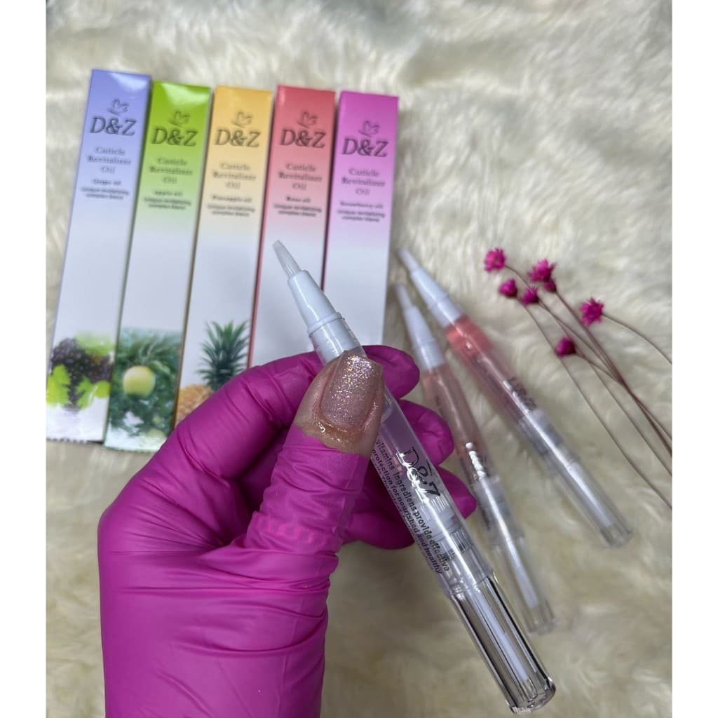 Kit 2 Unidade CANETA ÓlEO HIDRATANTE D&Z Para Cutícula Tratamento Revitalizante Unhas 5 ML