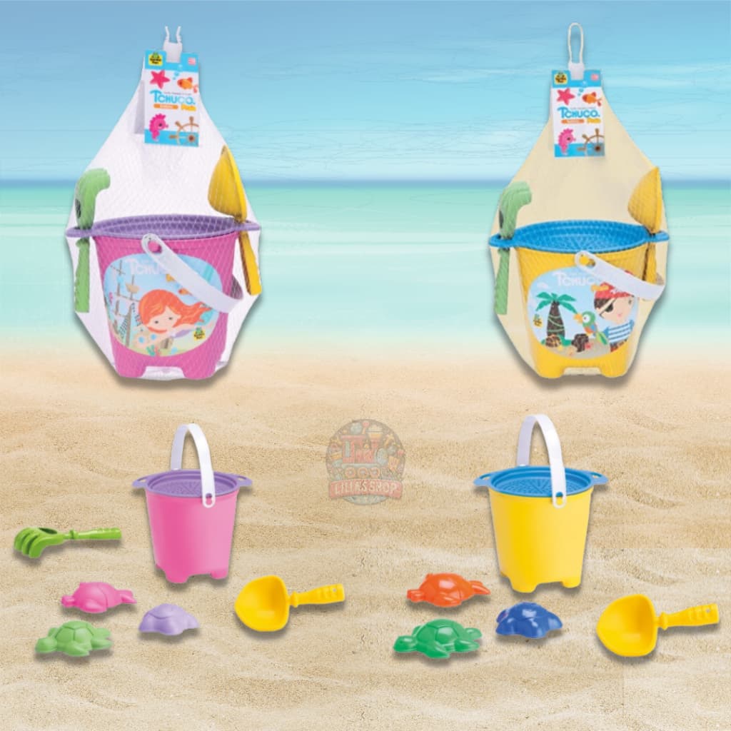 Baldinho de Praia Kit Balde Praia Castelinho Areia Infantil Completo Brinquedo