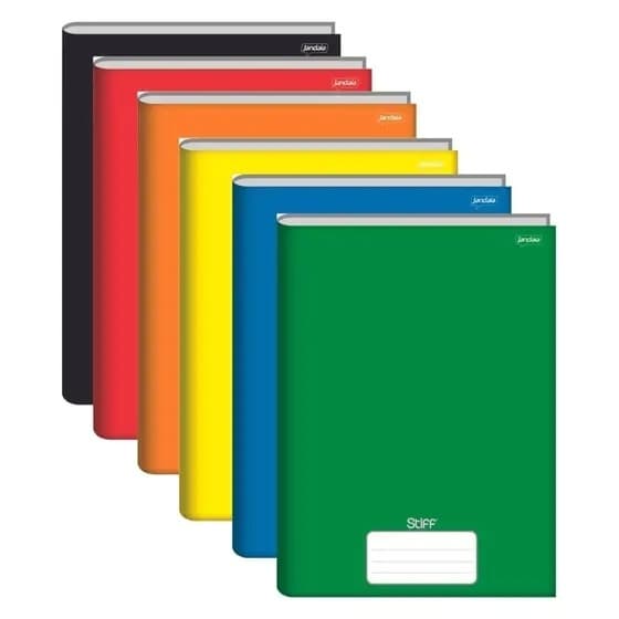 CADERNO BROCHURA 1/4 48 FOLHAS